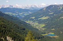 Blick auf Wagrain und Kleinarl