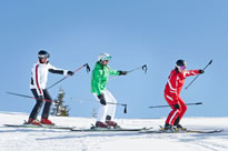 Skifahren lernen in der Skischule