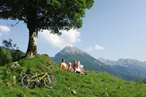 Wanderurlaub in den Bergen in Österreich